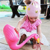 arrosoir flamant rose