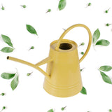 arrosoir jaune en métal