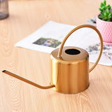 arrosoir design acier inoxydable doré