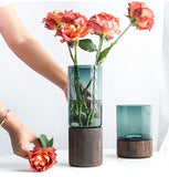 vase fabriqué en bois