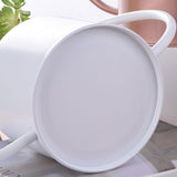 Small White Metal Watering Can