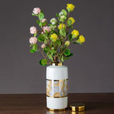 vase doré porcelaine