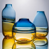 vase ambré en verre