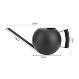 Black indoor watering can