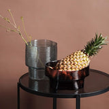 Corrugated vase