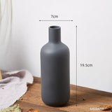 vase bouteille noire