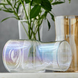 vase en verre transprent
