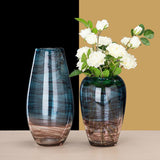 Vase Design bleu