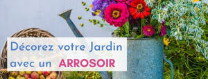 Arrosoir déco jardin