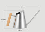 Wooden watering can