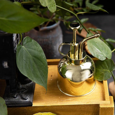 Gold plated brass mister