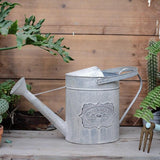 Flowery Watering Can<br> in zinc