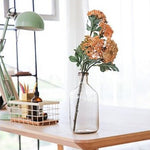 vase bouteille gris