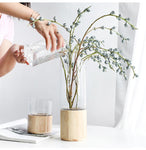 vase bois naturel