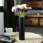 vase noir mat