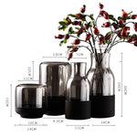 Designer glass vase