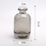 vase verre gris