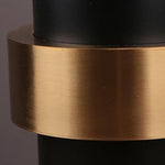 Black and gold vase