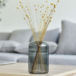 vase en verre fumé