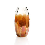 vase en verre ambré