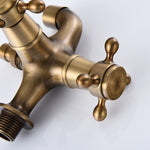 double Robinet en laiton 