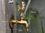 robinet de jardin laiton