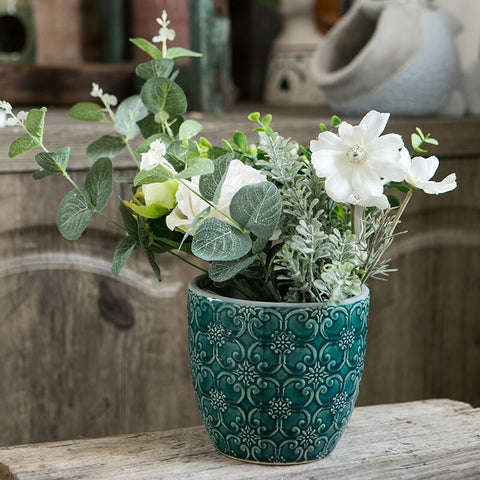 Retro Flower Pot
