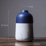 vase bleu et blanc