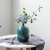 vase bleu turquoise