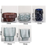 Corrugated vase