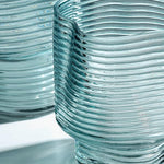 Corrugated vase