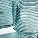 Corrugated vase