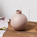 vase rose mat 
