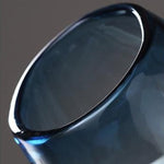 Designer blown glass vase