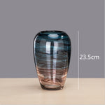 jarre design bleu