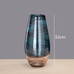 Blue Design Vase