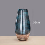 Blue Design Vase
