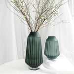 vase verre mat