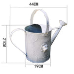 Decorative zinc watering can